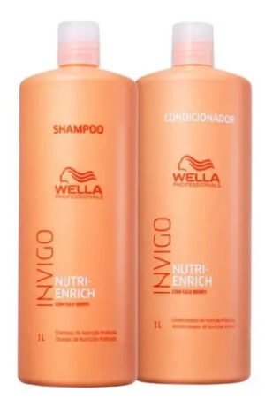 Kit Wella Professionals Invigo Nutri-Enrich com shampoo e condicionador de 1 litro cada