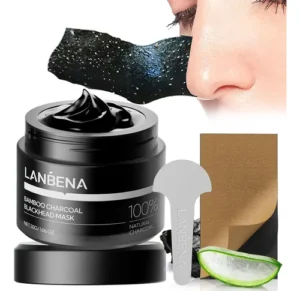 Embalagem da máscara facial Lanbena 3.0 Charcoal para limpeza de cravos