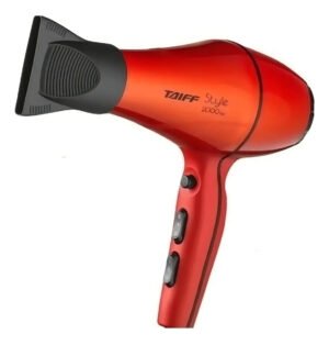 Secador de cabelo Taiff Style Profissional na cor vermelha