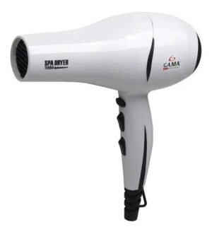 Secador de parede Gama Italy Spa Dryer Turbo na cor branca com suporte